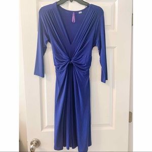 Seraphine knot front maternity dress